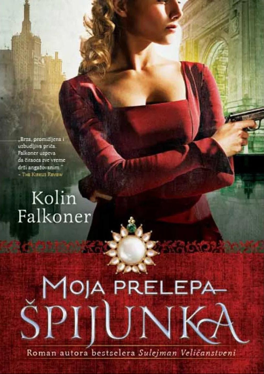 Moja pelepa špijunka - Kolin Falkoner, prednja korica knjige
