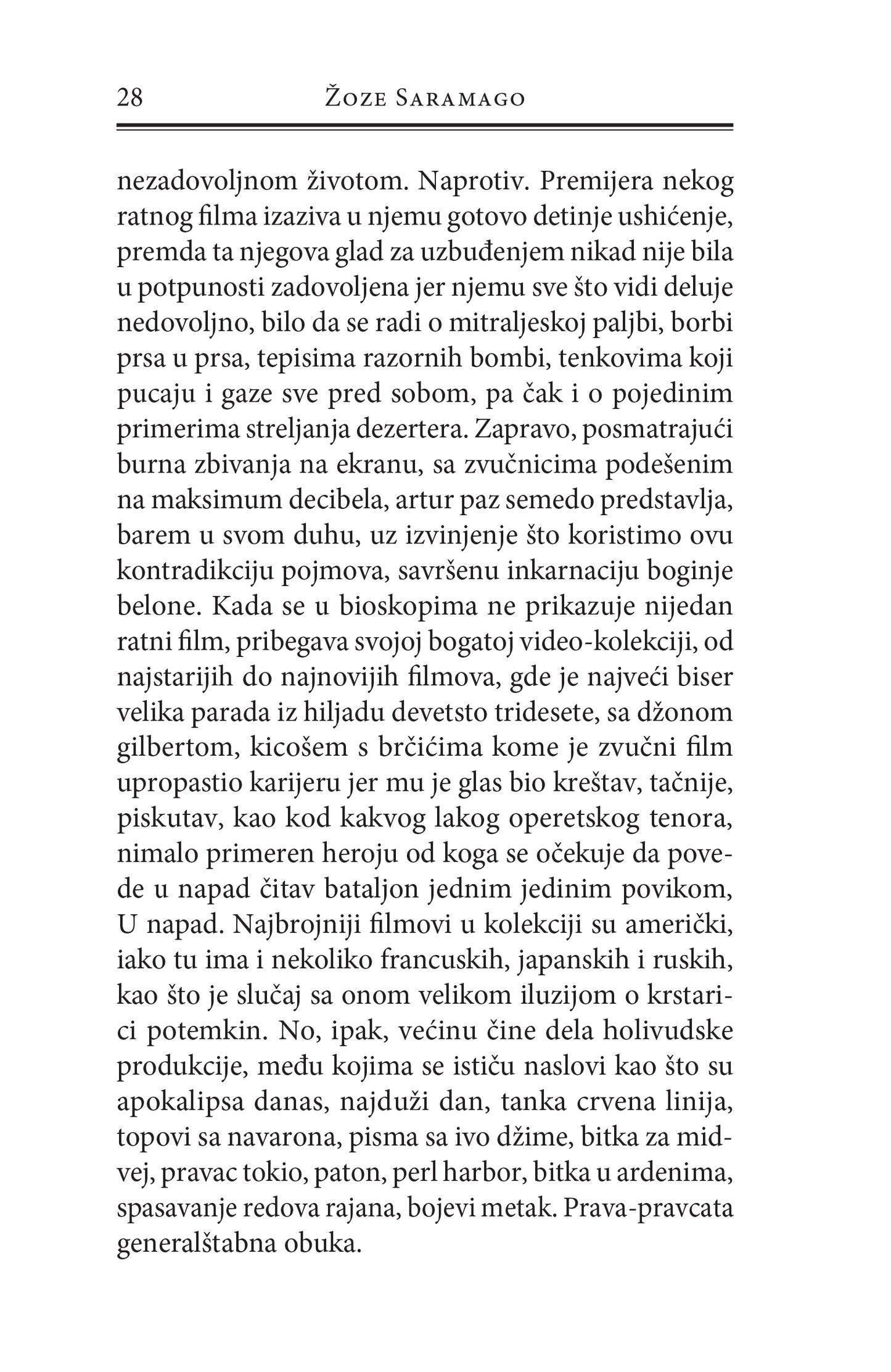 HELEBARDE, HELEBARDE, KREMENJAČE, KREMENJAČE - Žoze Saramago, odlomak iz knjige