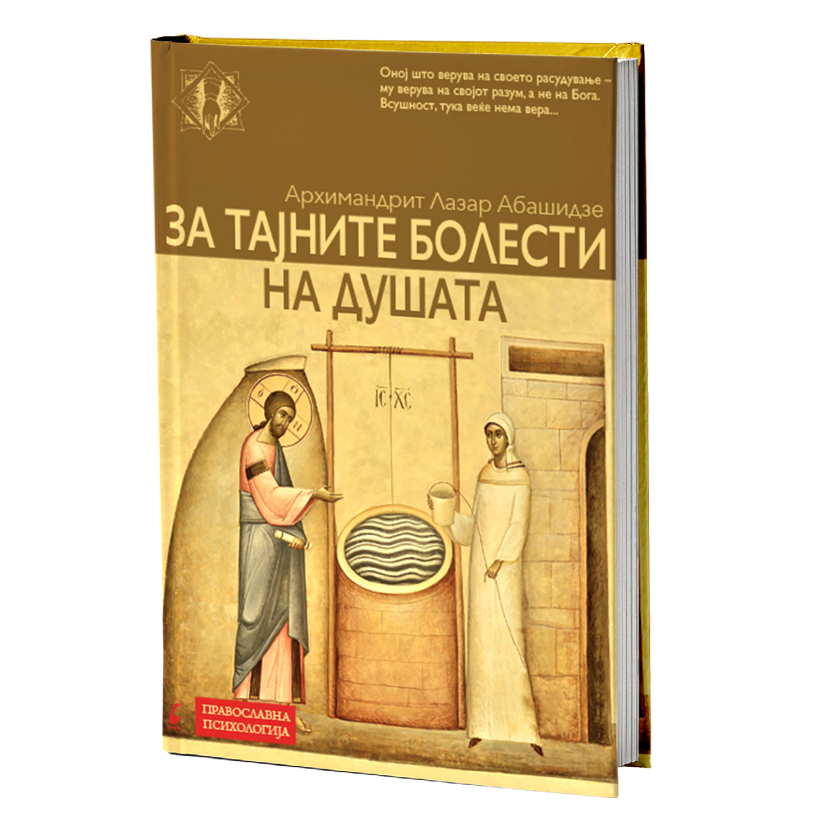 За тајните болести на душата, мокап на книгата