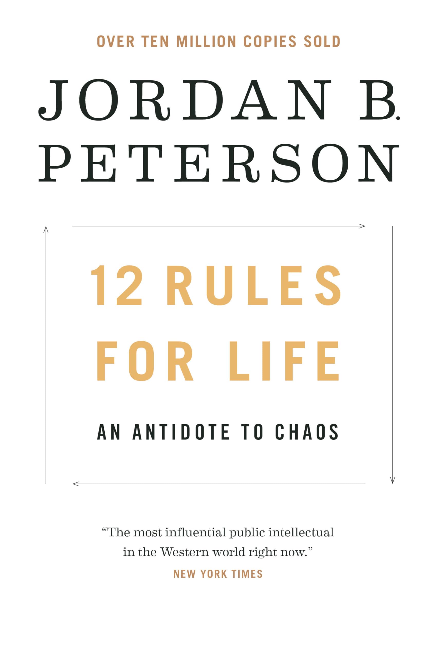Book cover 12 Rules for Life Jordan Peterson