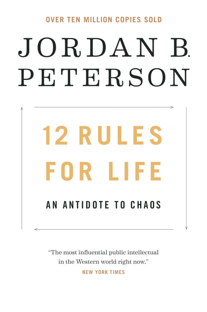 Book cover 12 Rules for Life Jordan Peterson