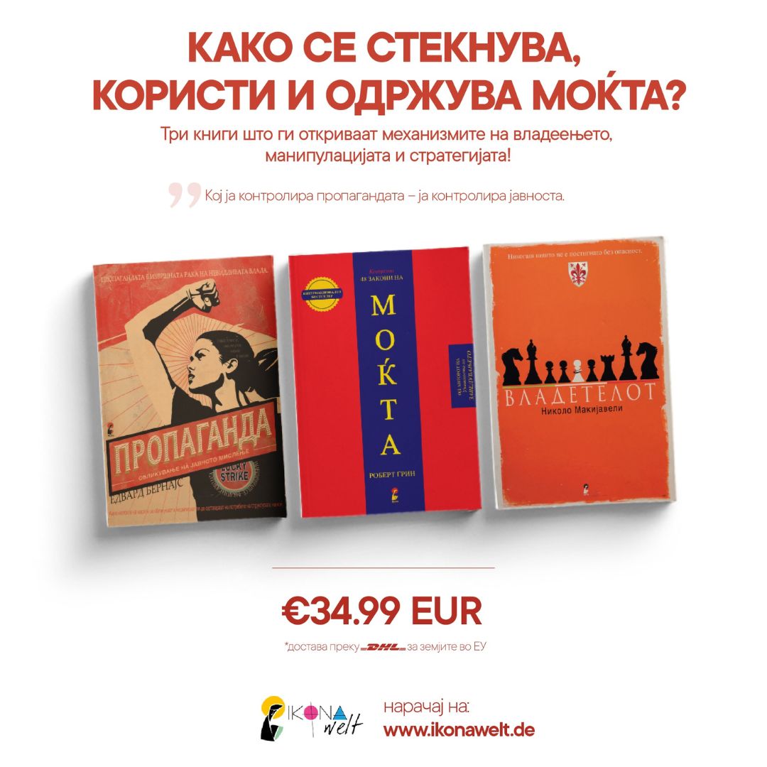 Моќ, манипулација и владеење - пакет книги