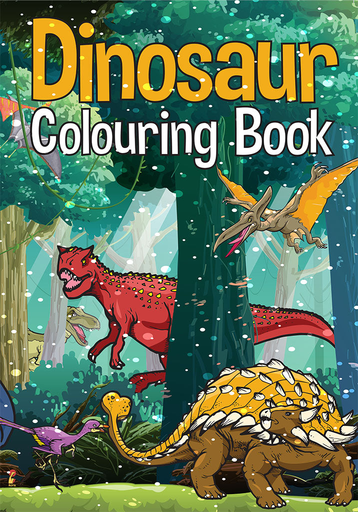 боенка - диносауруси,предна корица на книгата