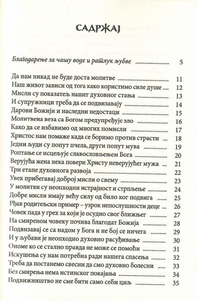 Brojanice starca Pajsija, odlomak iz knjige sa sadržajem