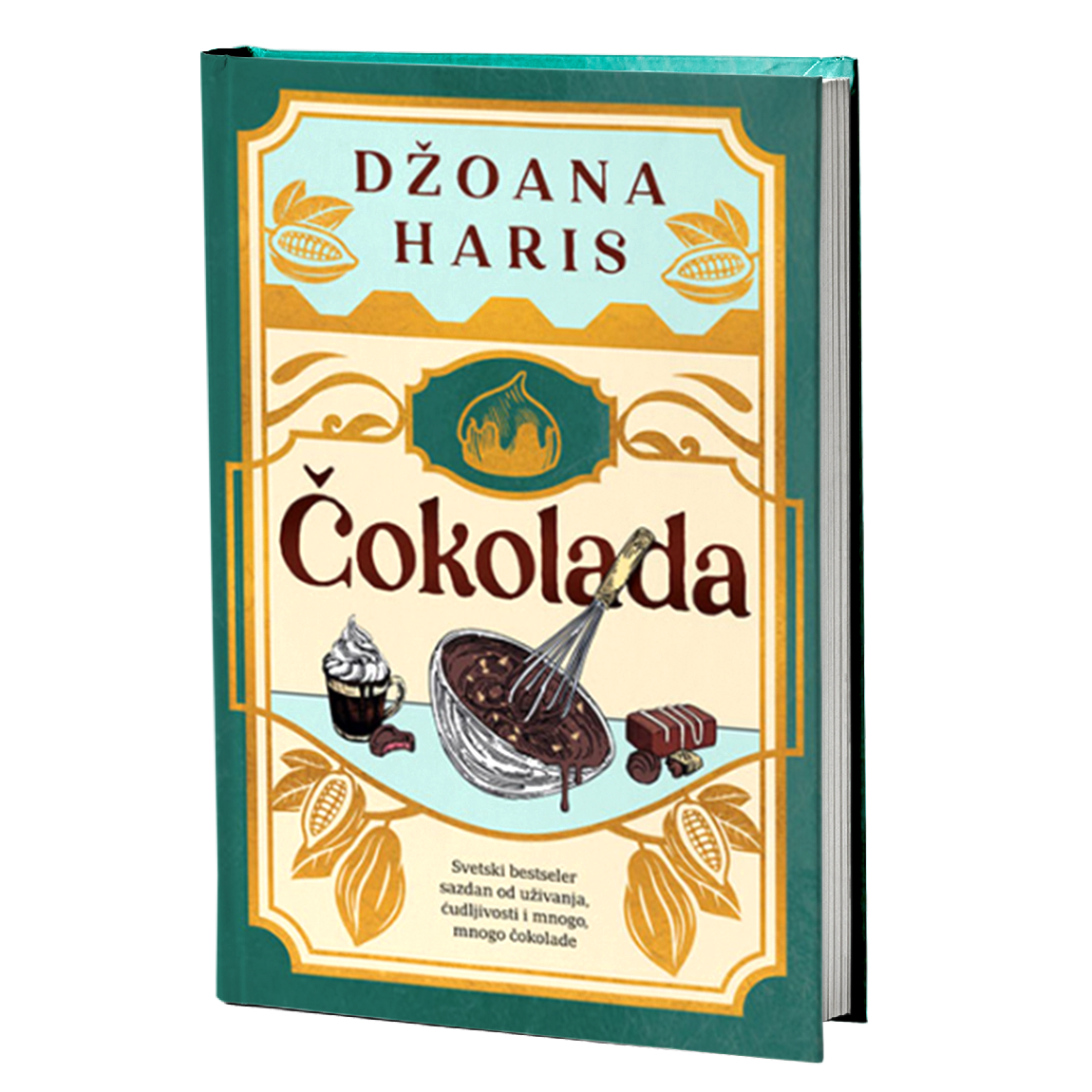 čokolada  - džoana haris, mokap knjige