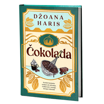čokolada  - džoana haris, mokap knjige