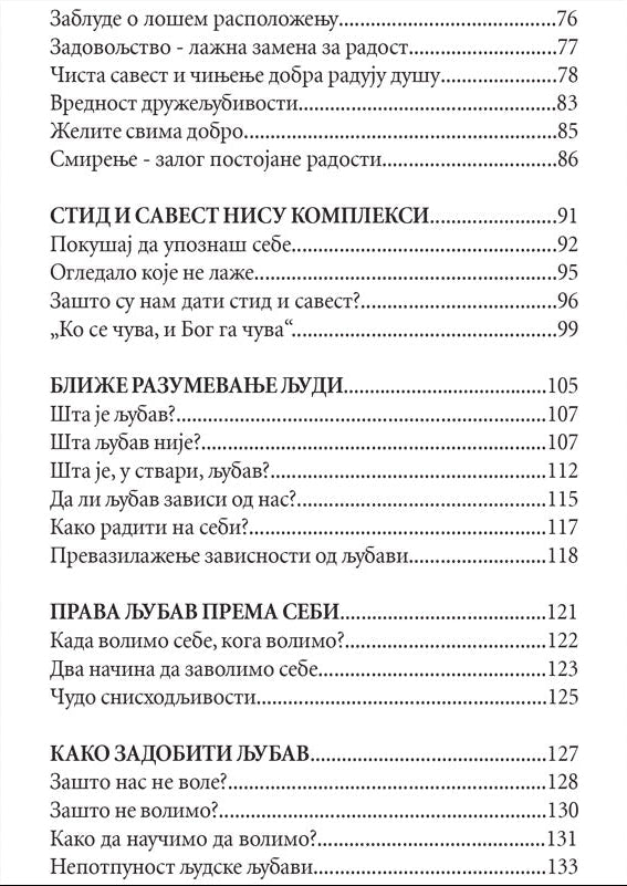 ISPUNI ŽIVOT LJUBAVLJU - Dmitrij Semenik, sadržaj knjige