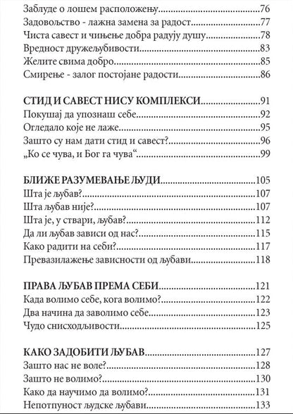 ISPUNI ŽIVOT LJUBAVLJU - Dmitrij Semenik, sadržaj knjige