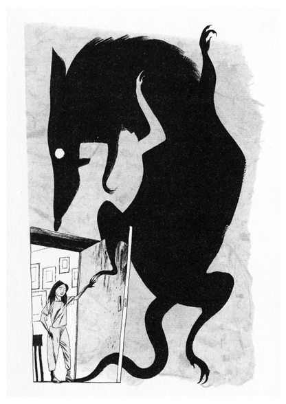 коралина - нил германilustracija  од книгата 
