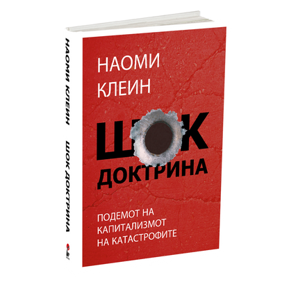 шок доктрина - наоми клеин, мокап на книгата