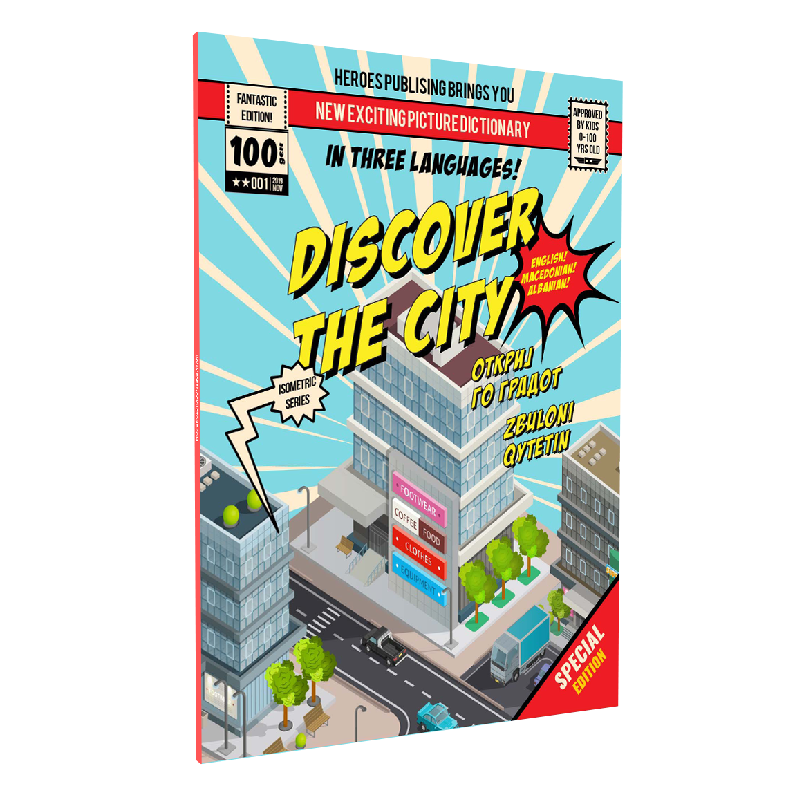 the city, book mockup