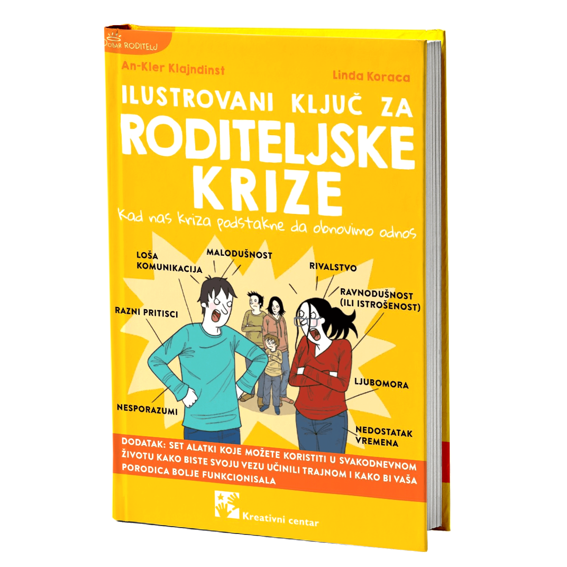 ilustrovani ključ za roditeljske krize - an-kler klajndinst, linda koraca, mokap knjige