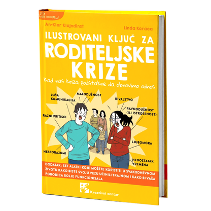 ilustrovani ključ za roditeljske krize - an-kler klajndinst, linda koraca, mokap knjige
