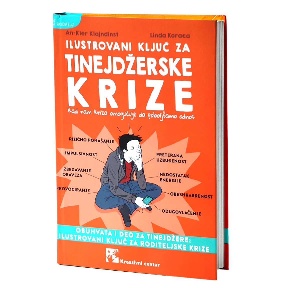 ilustrovani ključ za tinejdžerske krize - an-kler klajndinst, mokap knjige