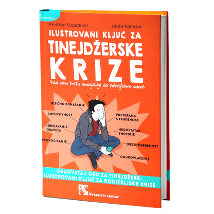 ilustrovani ključ za tinejdžerske krize - an-kler klajndinst, mokap knjige