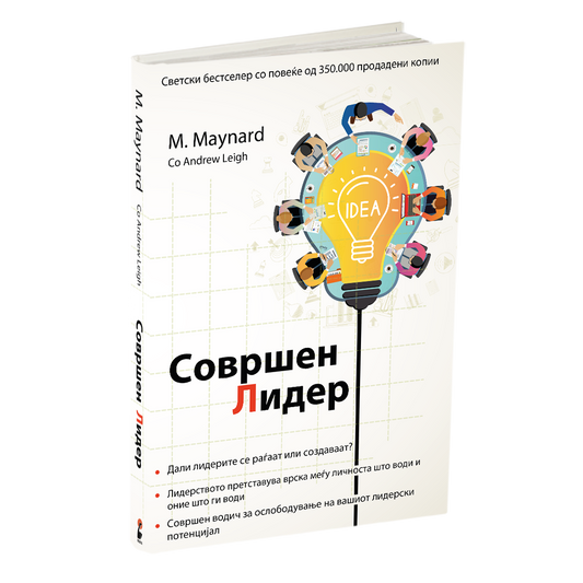 совршен лидер - ендру ли и мајкл менрад, мокап на книгата