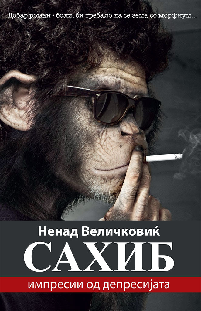 сахиб - импресии од депресијата - ненад величковиќ,предна корица на книгата