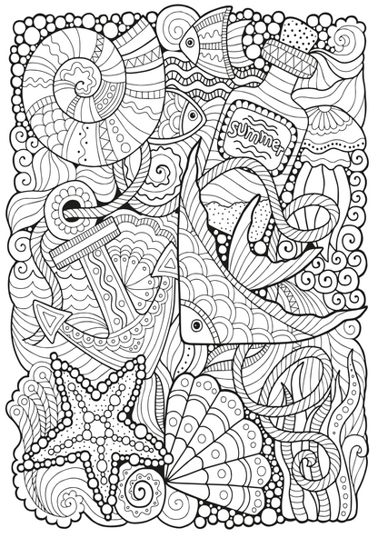 Adult Colouring Book - BLOSSOM - Креативна Боенка за возрасни