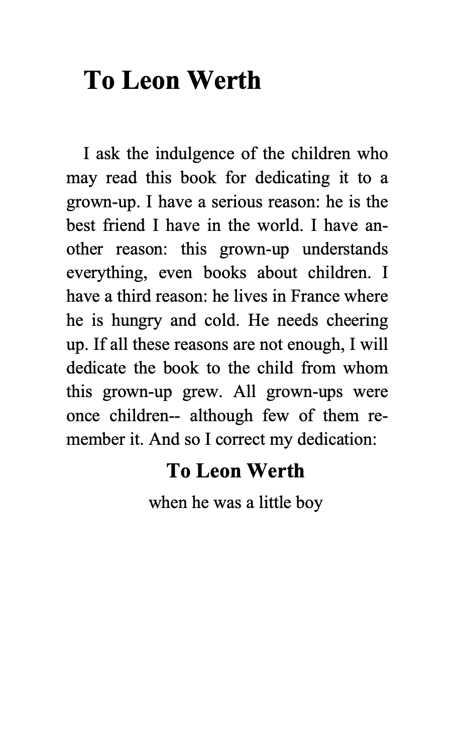 THE LITTLE PRINCE - Antoine de Saint-Exupery