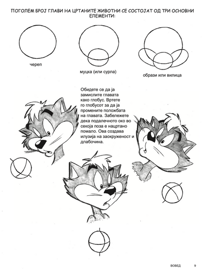 како се цртаат животните од цртаните филмови - kристофер харт,текстуален одломок од книгата