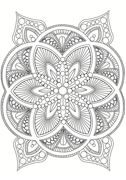adult colouring book - mandala - креативна боенка за возрасни,текстуален одломок од книгата