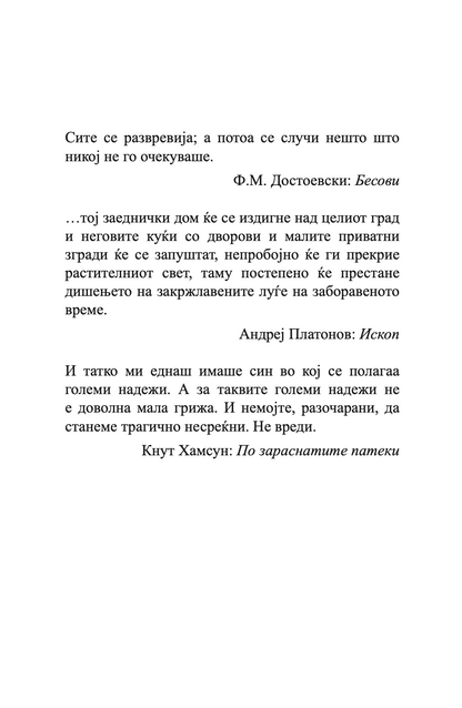 овде нема да има чуда - горан ферчец, текстуален одломок од книгата