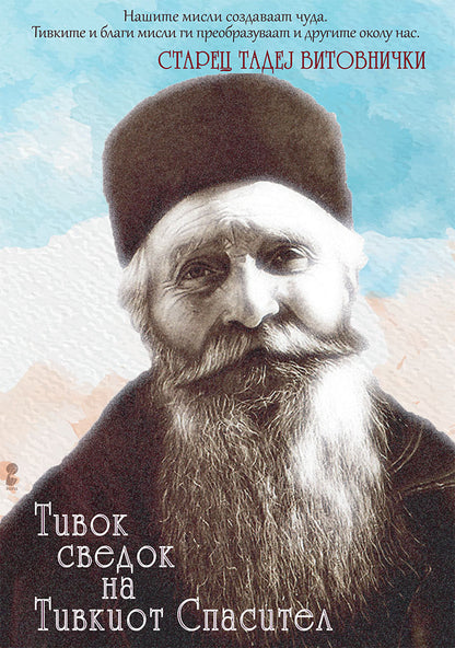 тивок сведок на тивкиот спасител - старец тадеј витовички,предна корица на книгата