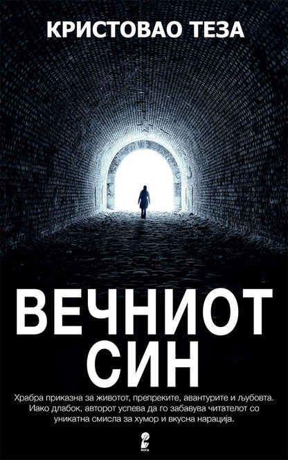 вечниот син - кристовао теза,предна корица на книгата