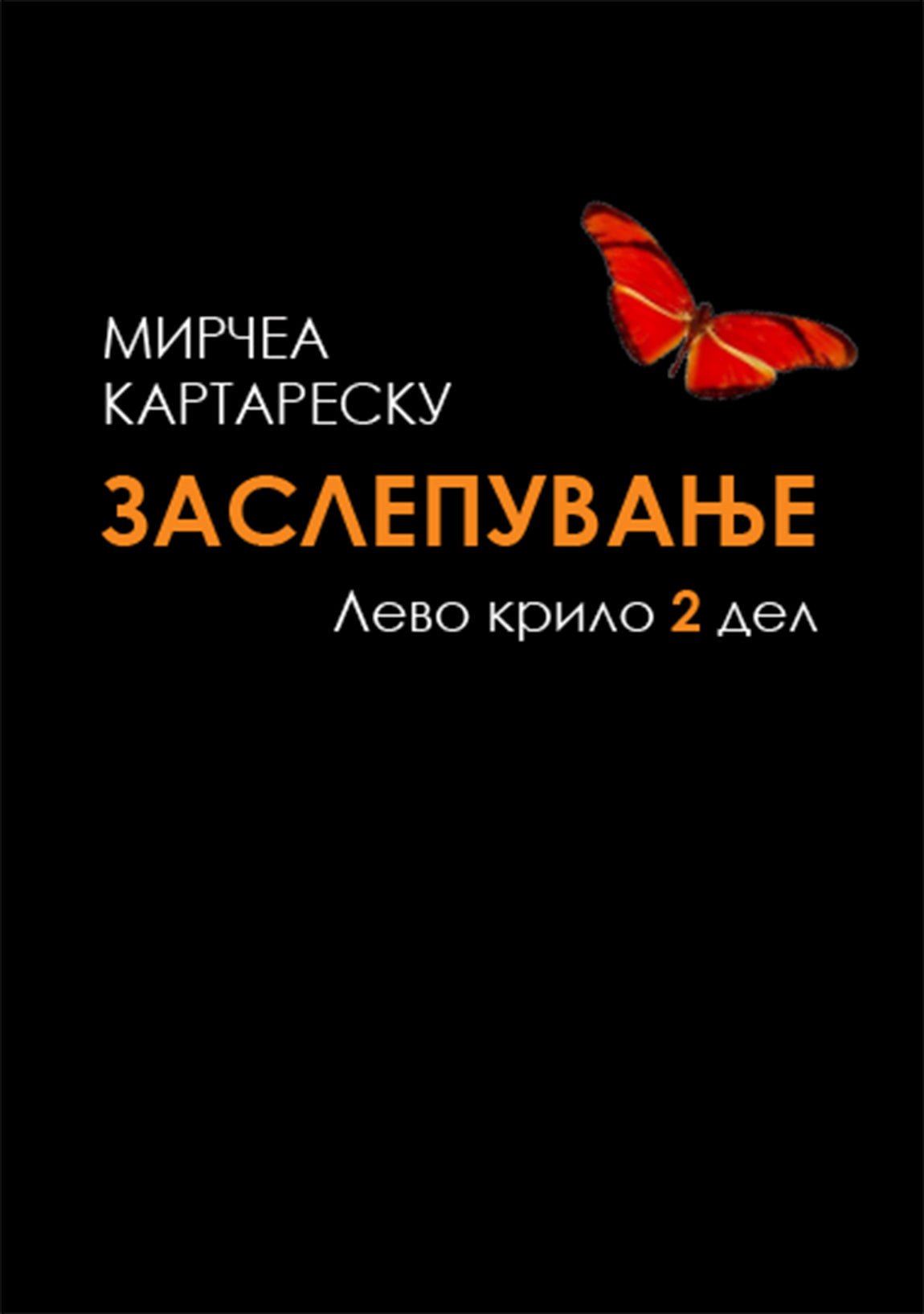 заслепување 2 - мирчеа катареску, корица на книгата