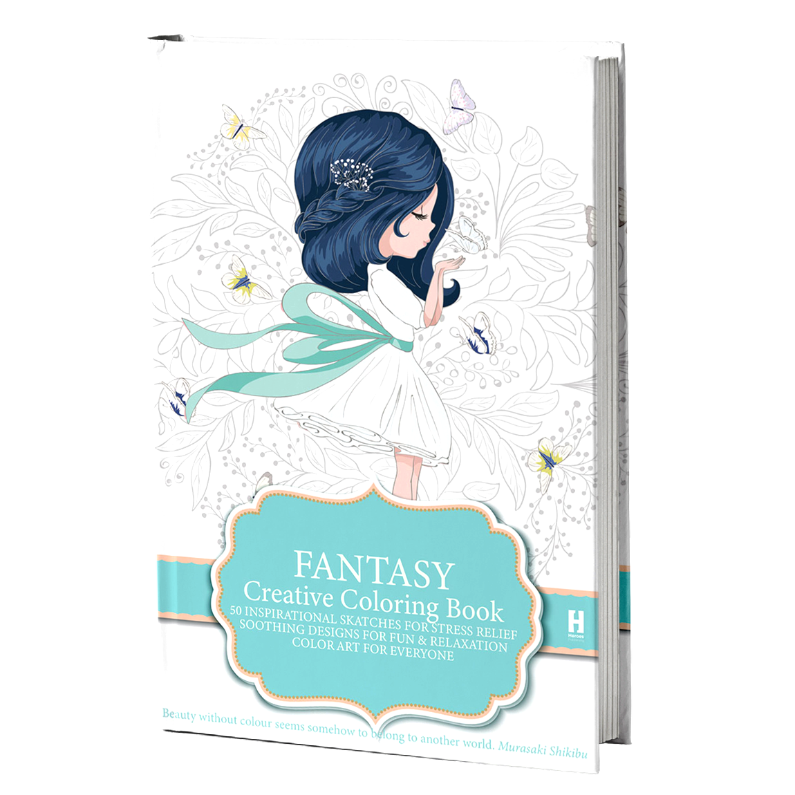 Adult colouring book Fantasy