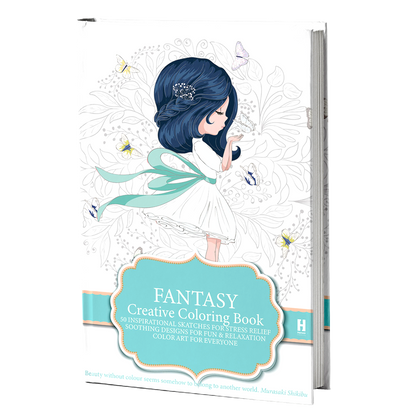 Adult colouring book Fantasy