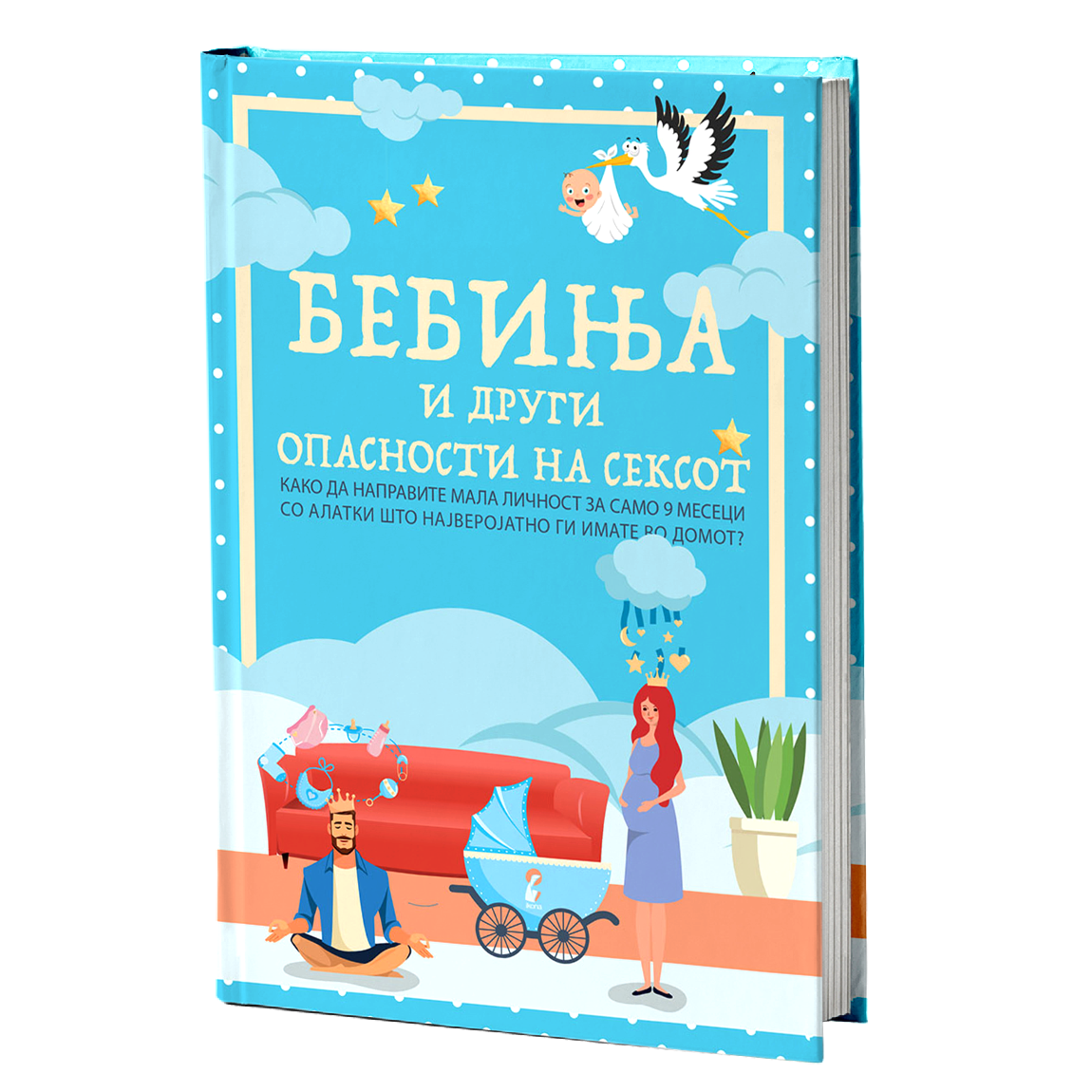 бебиња и други опасности од сексот - дејв бери, мокап на книгата