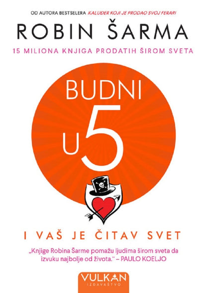 budni u 5 - robin šarma, korica knjige
