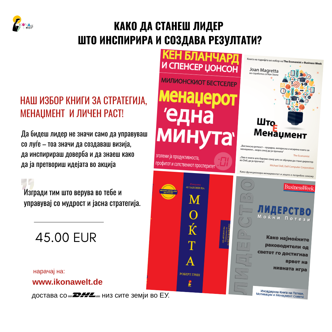 пакет книги - како да станете лидер, мокап на книгата