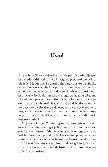 BEZ TRZAVICA Kako da izađete na kraj sa nezdravim porodičnim odnosima - Nedra Glover Tavab, tekstualni odlomak iz knjige