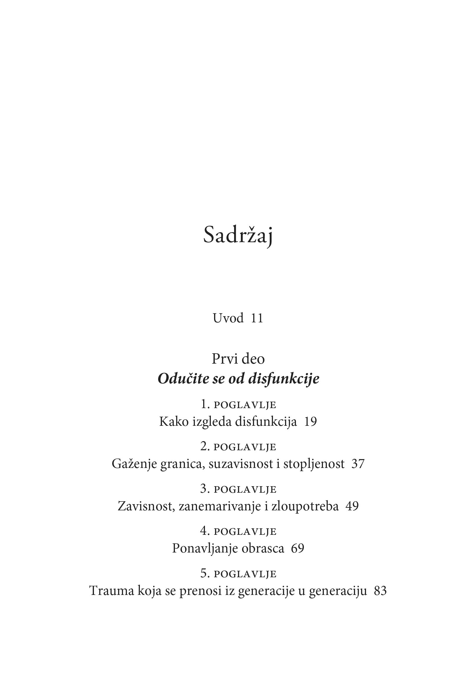 BEZ TRZAVICA Kako da izađete na kraj sa nezdravim porodičnim odnosima - Nedra Glover Tavab, sadržaj knjige