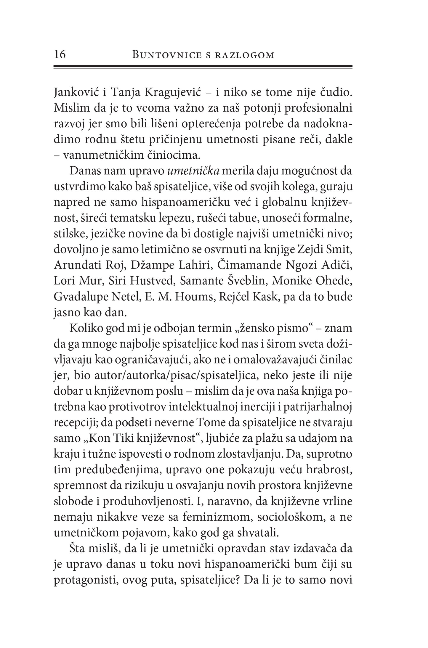 BUNTOVNICE S RAZLOGOM - Grupa autora