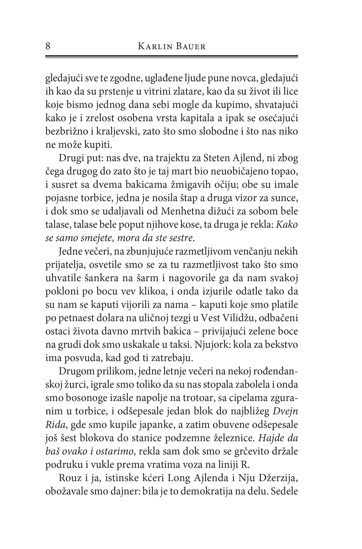 DEVOJKE O KOJIMA PIŠU PESME - Karlin Bauer