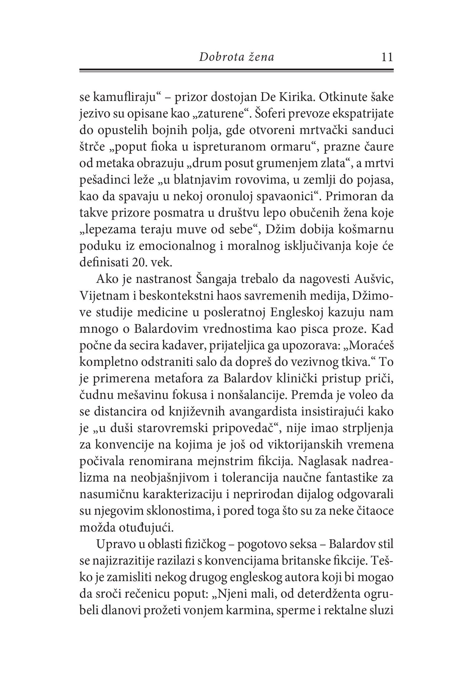 DOBROTA ŽENA - Dž. G. Balard