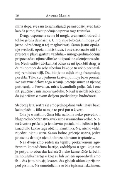 FRANCUSKO ZAVEŠTANJE - Andrej Makin