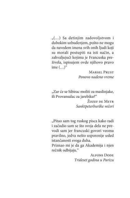 FRANCUSKO ZAVEŠTANJE - Andrej Makin