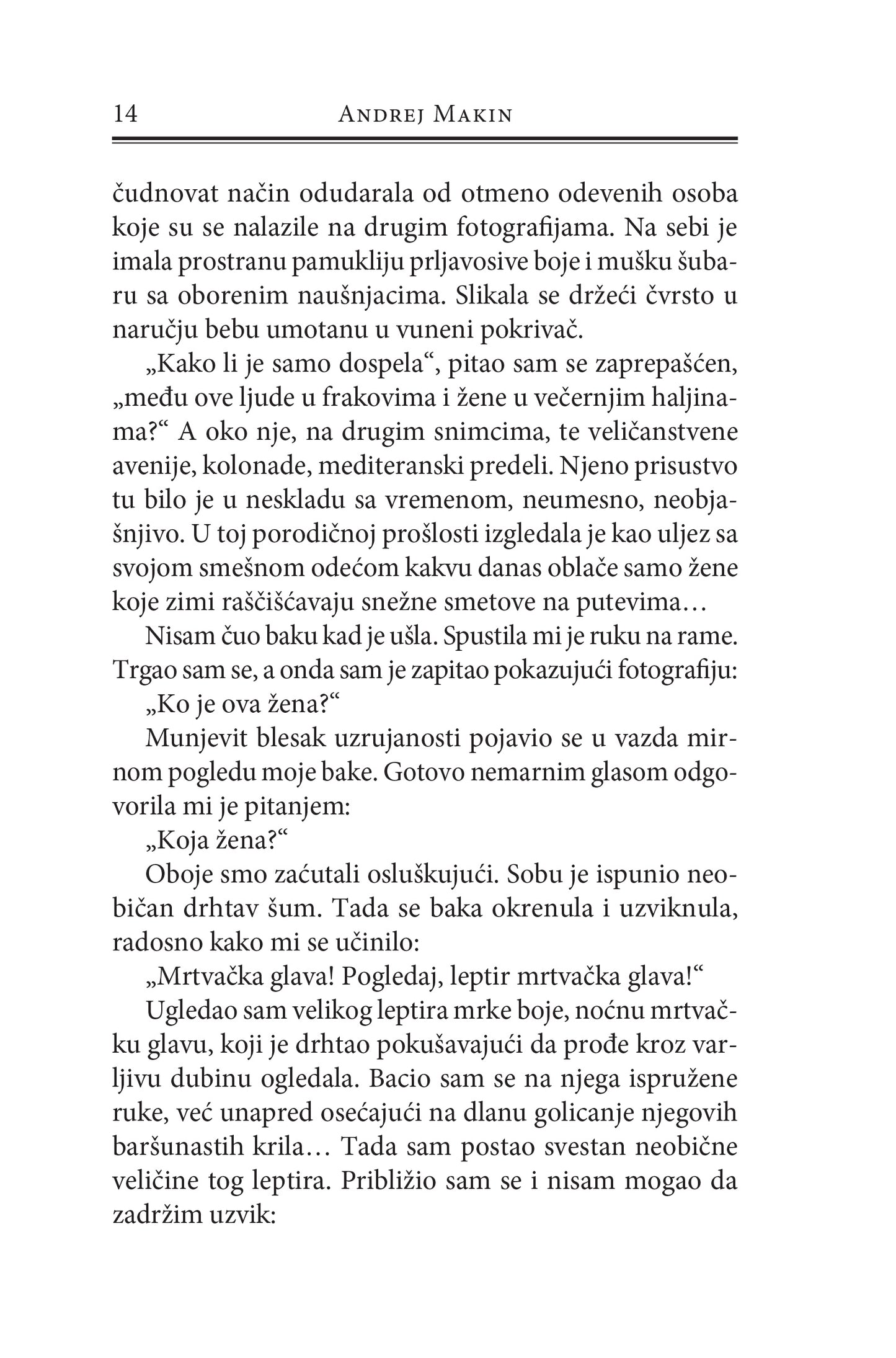 FRANCUSKO ZAVEŠTANJE - Andrej Makin