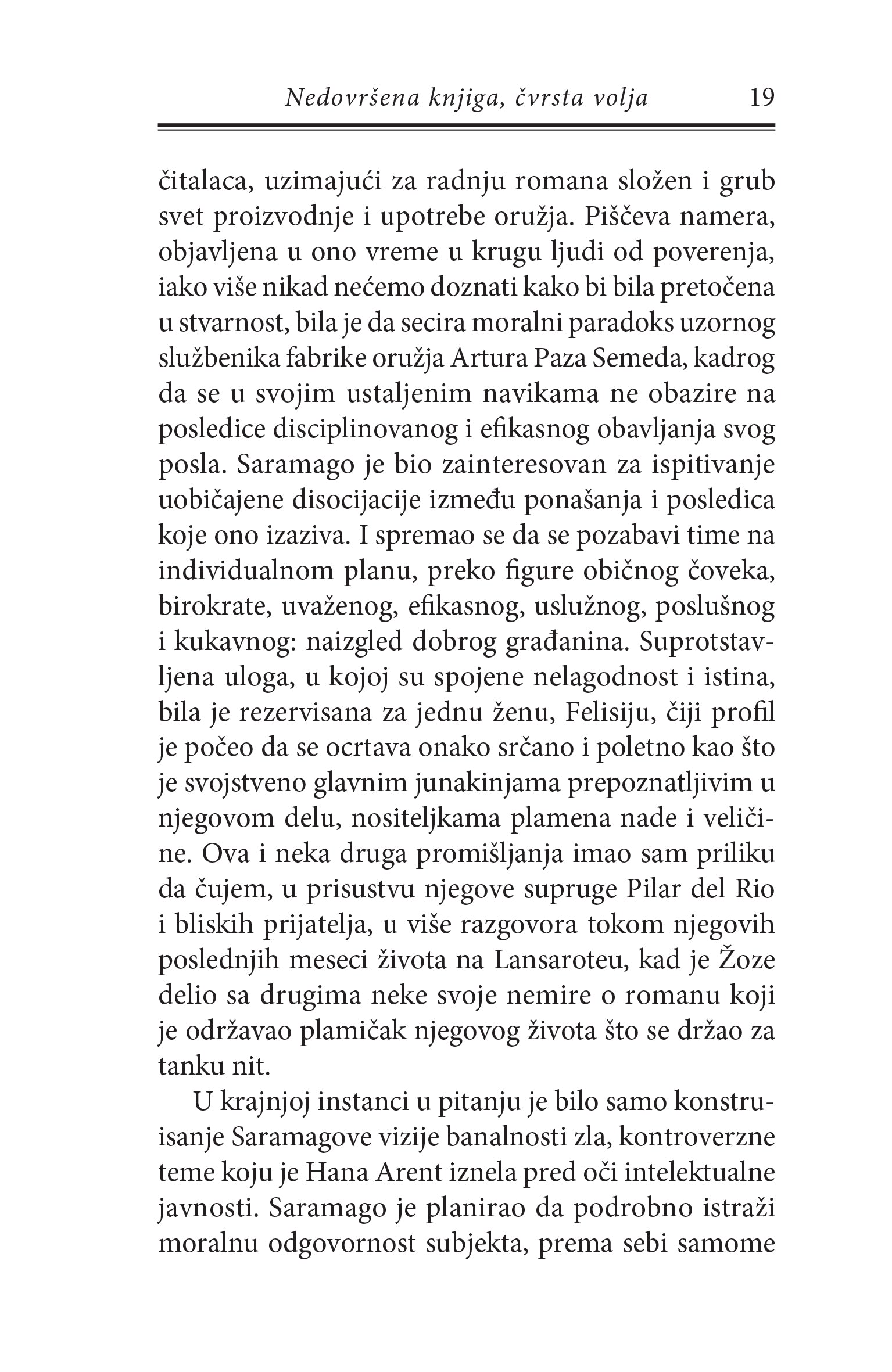 HELEBARDE, HELEBARDE, KREMENJAČE, KREMENJAČE - Žoze Saramago, odlomak iz knjige