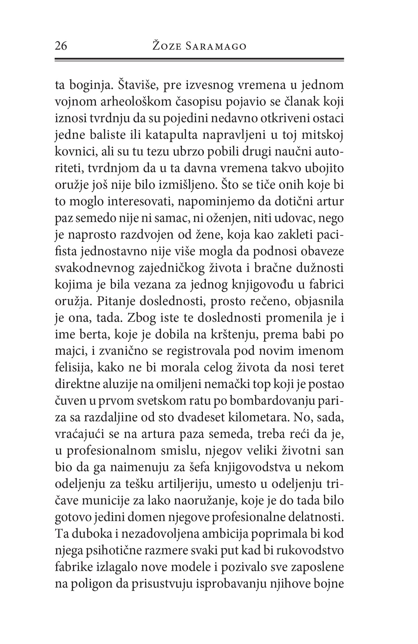 HELEBARDE, HELEBARDE, KREMENJAČE, KREMENJAČE - Žoze Saramago, odlomak iz knjige