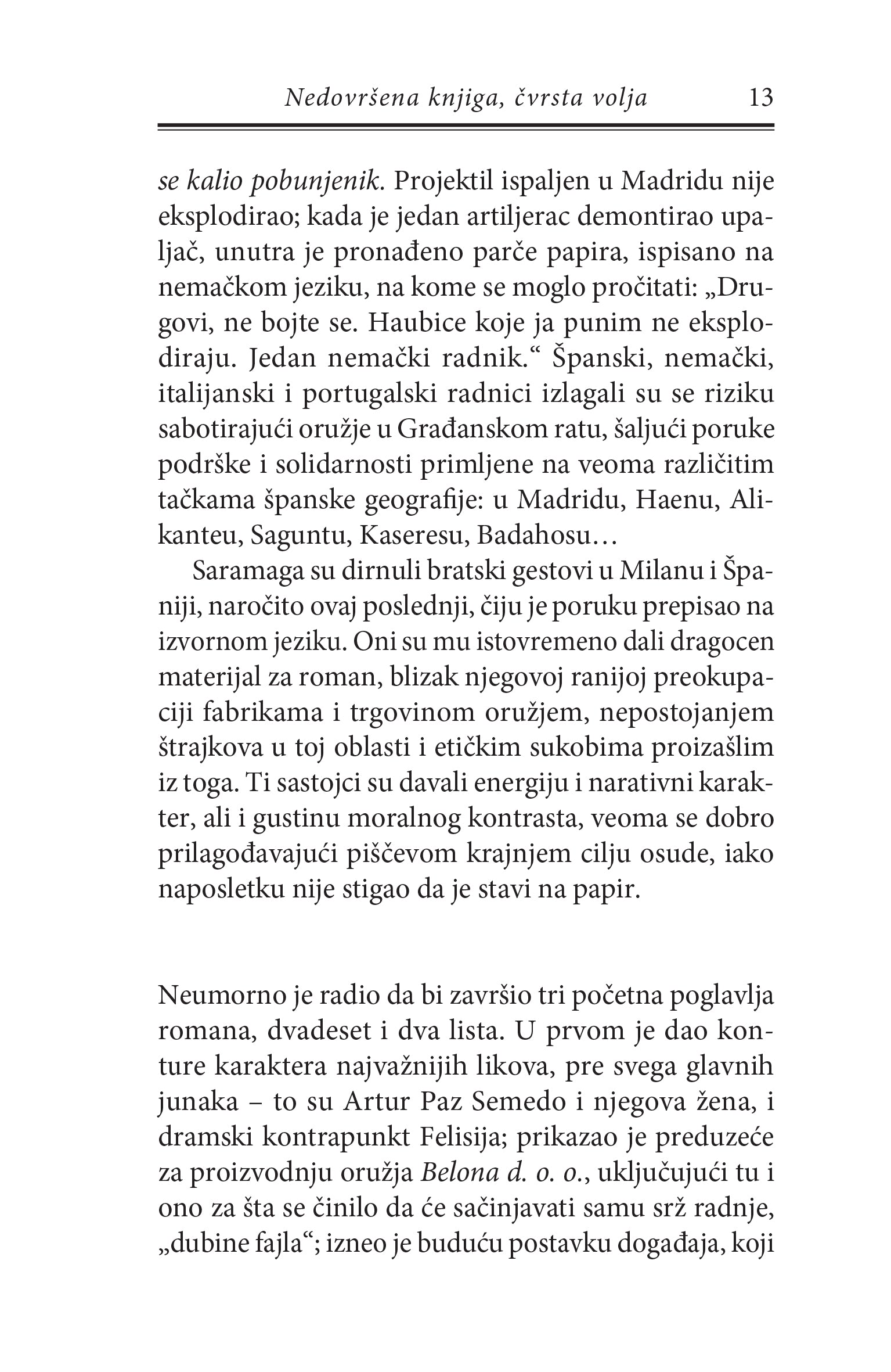 HELEBARDE, HELEBARDE, KREMENJAČE, KREMENJAČE - Žoze Saramago, odlomak iz knjige