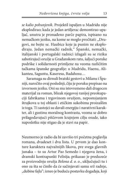 HELEBARDE, HELEBARDE, KREMENJAČE, KREMENJAČE - Žoze Saramago, odlomak iz knjige