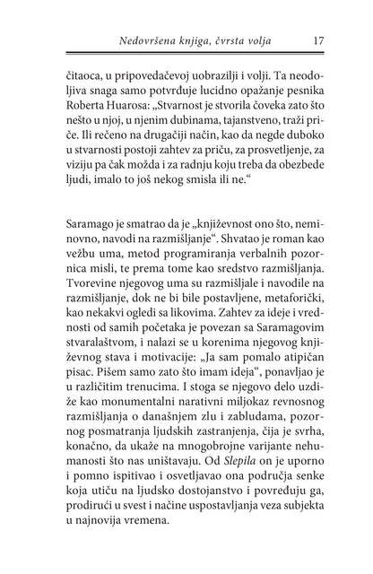 HELEBARDE, HELEBARDE, KREMENJAČE, KREMENJAČE - Žoze Saramago, odlomak iz knjige