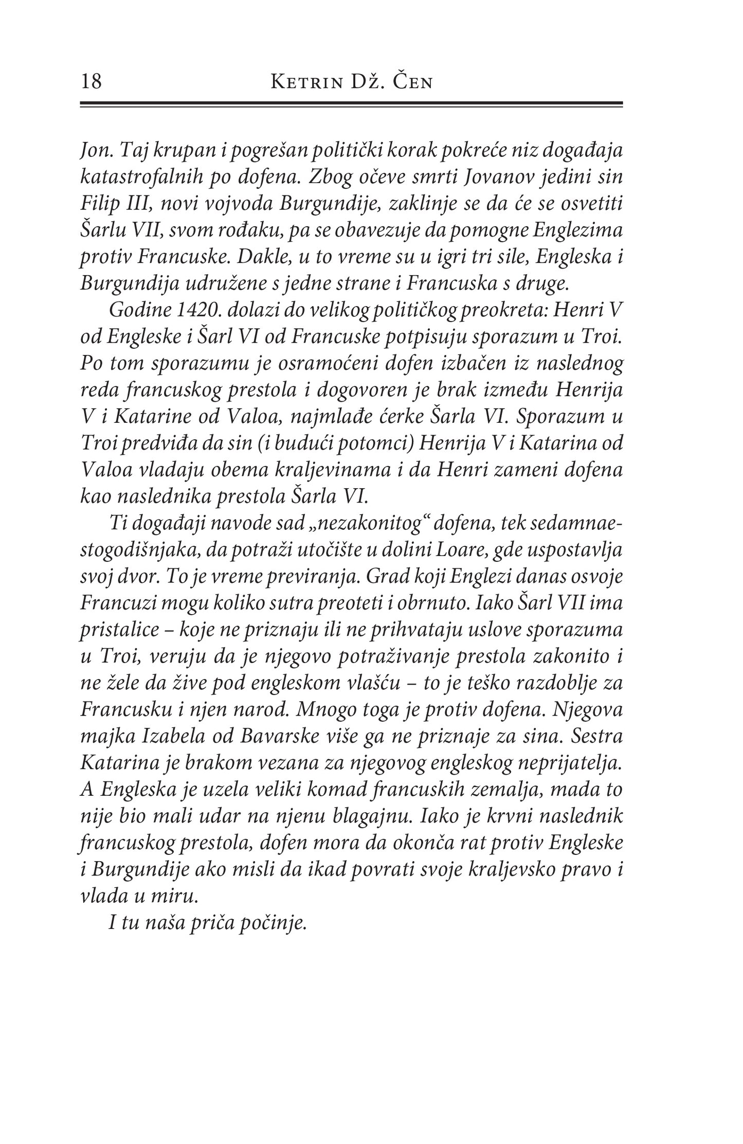 JOVANKA ORLEANKA - Ketrin Dž. Čen