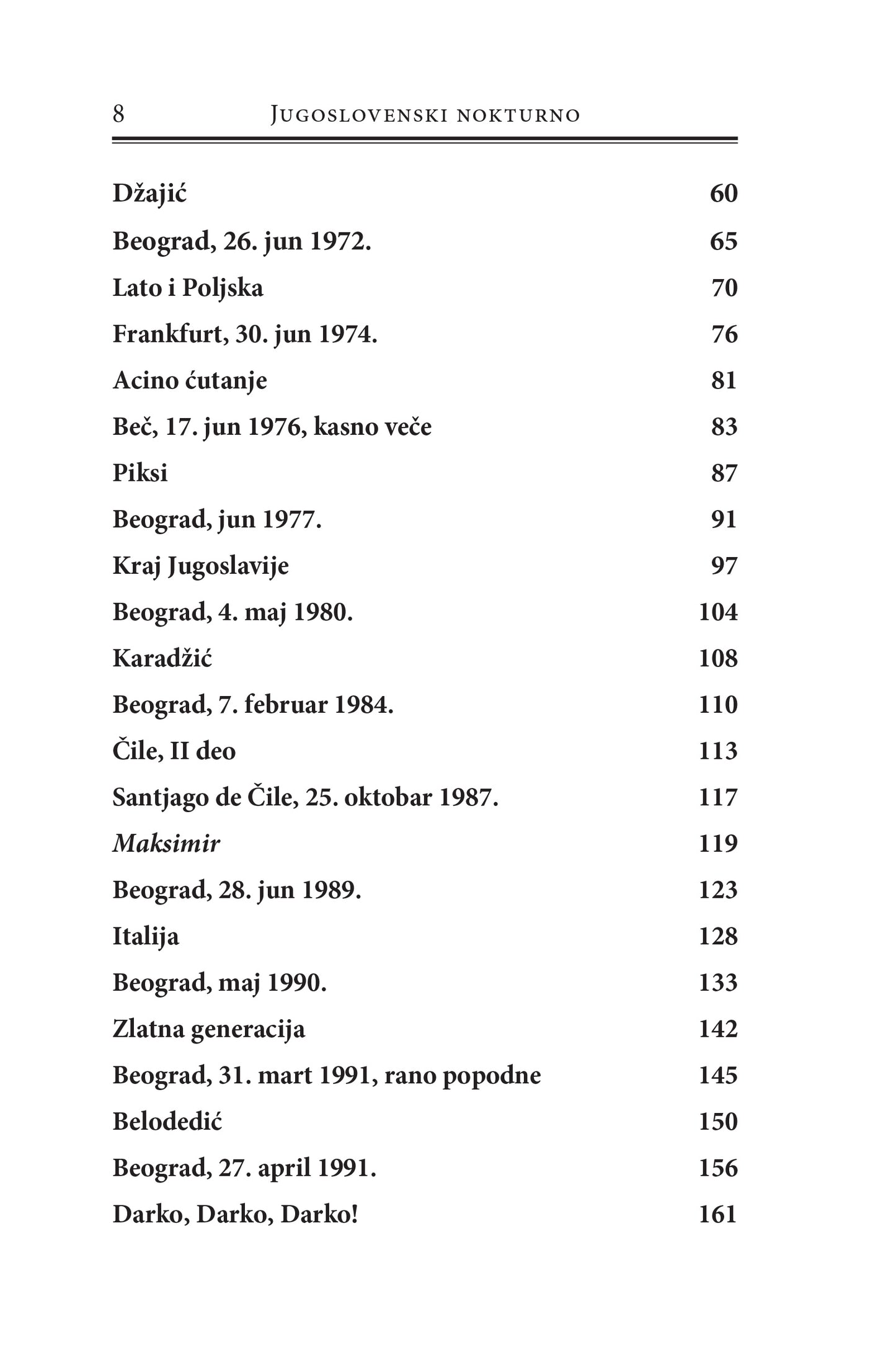 JUGOSLOVENSKI NOKTURNO roman o jednoj generaciji - Emanuele Đulijaneli, Paolo Fruska