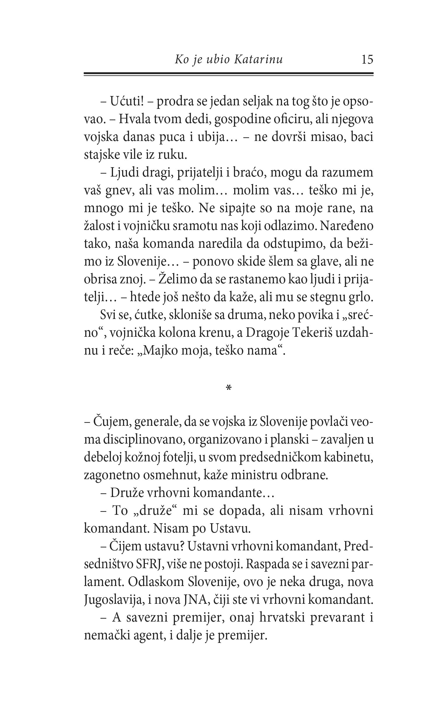 KO JE UBIO KATARINU - Vuk Drašković